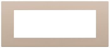 Рамка 7 модулей глина матовая, пластмасса Vimar Linea 30657.21 фото