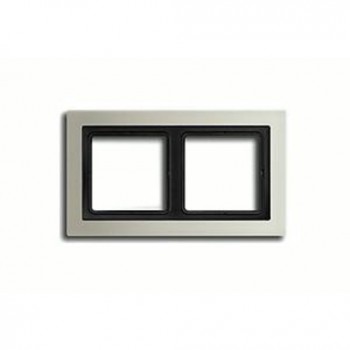 ESD2982 Рамка LS Design Edelstahl 2-постовая Jung фото