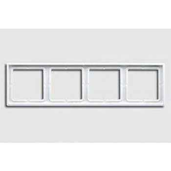 LS984WW Рамка LS 990 Белый 4-постовая Jung фото