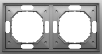 Рамка 2-я, серый графит Donel S08 Podium DS21259 фото