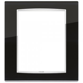 20668.C71 Рамка Eikon Chrome Classica Лед черный 8 модулей Vimar фото