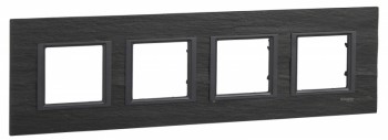 Рамка 4-постовая, иберийский сланец Schneider Electric Unica Class MGU68.008.7Z1 фото
