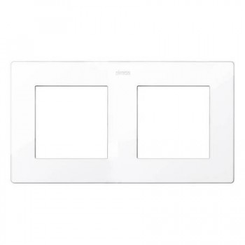 2400620-030 Рамка на 2 поста, белый Simon 24 фото