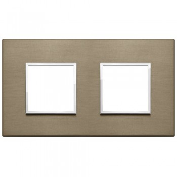 21643.05 Рамка Eikon Evo Темная бронза 4 модуля Vimar фото