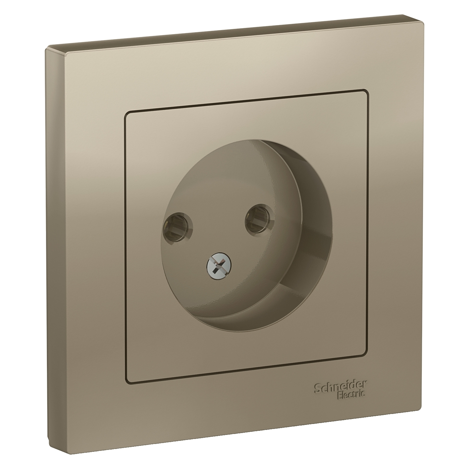 

ATN000540 Atlasdesign Розетка без заземления, 16А, в сборе, Шампань Schneider Electric, Atlasdesign ATN000540