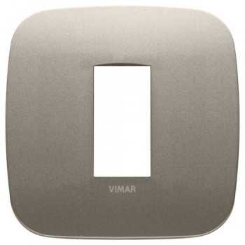 19671.13 Рамка Arke Round шампань матовый 1 модуль Vimar фото