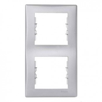 SDN5801160 Рамка Sedna Алюминий 2-постовая вертикальная Schneider Electric фото