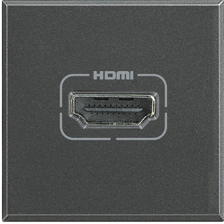 

HS4284 Axolute HDMI разъем Bticino, Axolute Овал HS4284
