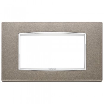 20654.C08 Рамка Eikon Chrome Classica Титан металлик 4 модуля Vimar фото