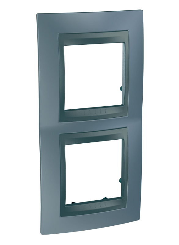 

MGU66.004V.297 Рамка Unica Top Грей / Графит 2-постовая вертикальная Schneider Electric, Unica Top MGU66.004V.297