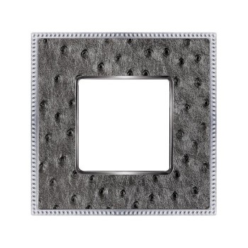 FD01441SCB Рамка Belle Epoque Tapestry Хром 1-постовая Fede фото