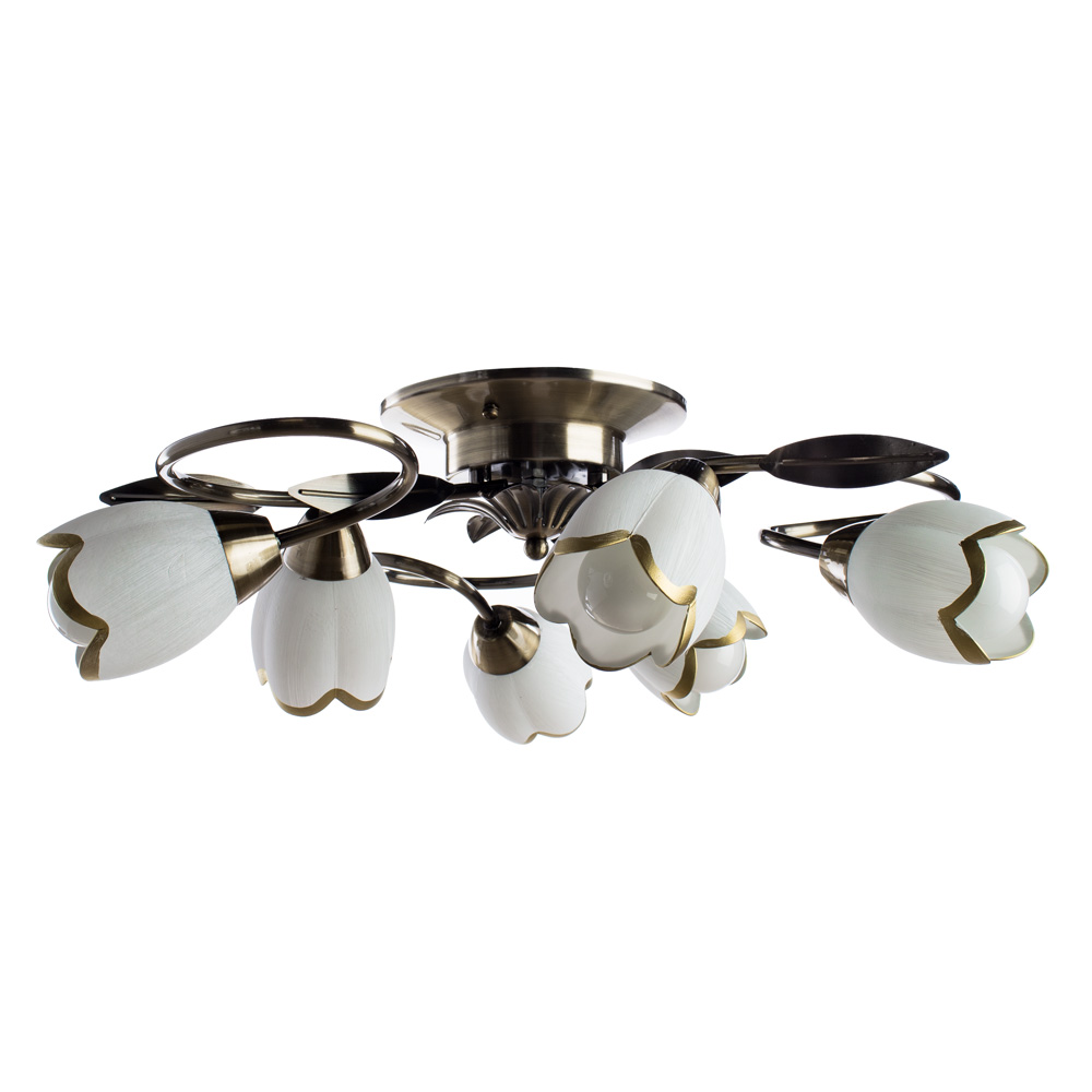 

Люстра потолочная Arte Lamp Perce A6061PL-6AB, Белый, Perce A6061PL-6AB