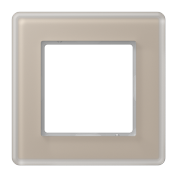 Рамка 1-ная, стекло шампань Jung A VIVA AV581GLMCH фото