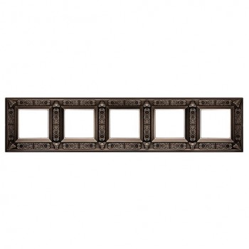 FD01415CO Рамка Granada Copper 5-постовая Fede фото