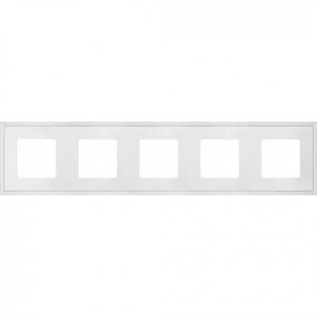 FD01605WH Рамка New Marco Белый 5-постовая Fede фото