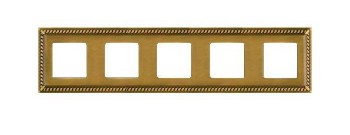 FD01235PB Рамка Sevilla Bright Patina 5-постовая Fede фото