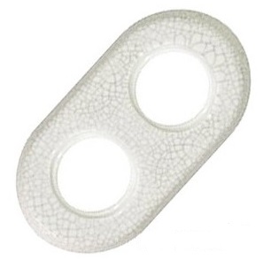 31802092 Рамка Garby Colonial Старая керамика 2-постовая Fontini фото