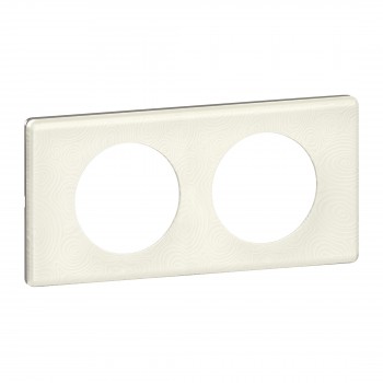 069352 Рамка Celiane Стекло/Фарфор Белая Феерия 2х5-модульная Legrand фото