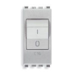 

20405.16.N Выключатель термомагнитный 1p+n c16 120-230v, серебро матовое Vimar Eikon, Eikon Total Look 20405.16.N