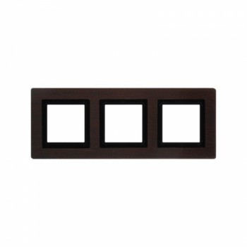 Рамка из натурального дерева венге 6 модулей DKC Avanti 4402846 фото