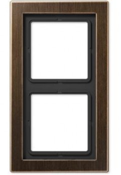 MED2982AT Рамка LS Design Антик 2-постовая Jung фото