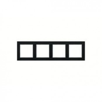 AC584SW Рамка A Creation Черный 4-постовая Jung фото