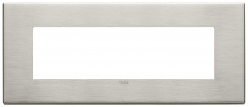 22657.11 Рамка Eikon EXE Никель матовый 7-модульная Vimar фото