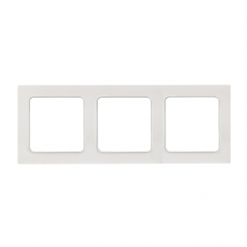 Рамка 3-ая Белый EKF Стокгольм EZM-G-302-20 фото