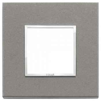21642.53 Рамка Eikon Evo Серый кварц 2 модуля Vimar фото