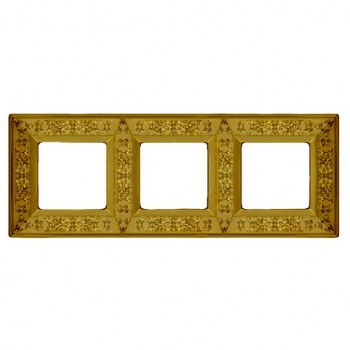 FD01413OB Рамка Granada Bright Gold 3-постовая Fede фото