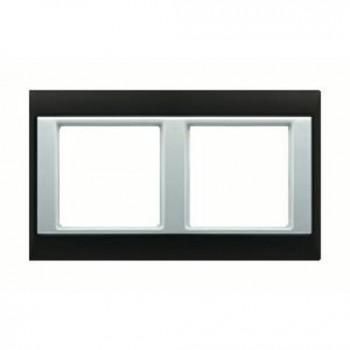 AP582GCRWW Рамка A Plus Хром / Белый 2-постовая Jung фото