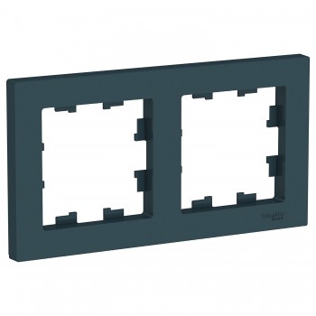 Рамка Изумрудный 2-постовая Systeme Electric (Schneider Electric) AtlasDesign ATN000802 фото