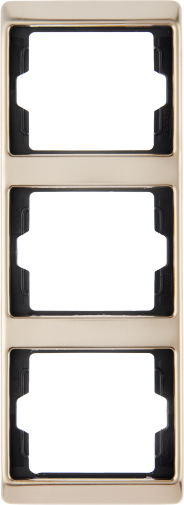 

13330007 Рамка Arsys Медь 3-постовая вертикальная Berker, Arsys 13330007