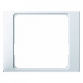 11087109 Переходная рамка для центральной панели 50 x 50 мм цвет: полярная белизна, с блеском K.1 Berker фото