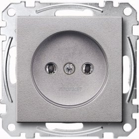 

MTN2001-0460 Механизм розетки без заземл.контакта алюминий Merten, M-Smart MTN2001-0460