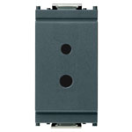 

16301 Розетка 2p 6a 24v поляризованная серая Vimar Idea, Idea Rondo 16301