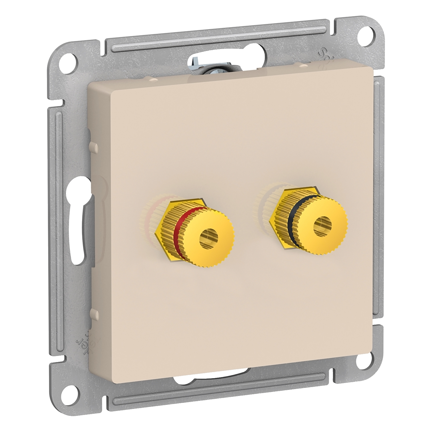 

ATN000287 Atlasdesign Аудиорозетка двойная, Бежевый Schneider Electric, Atlasdesign ATN000287