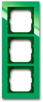 1723-286 Рамка Axcent Зеленый 3-постовая ABB фото