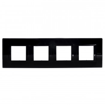 HA4802M4HVNB Рамка Axolute Квадрат Nighter 2+2+2+2 модуля Bticino фото