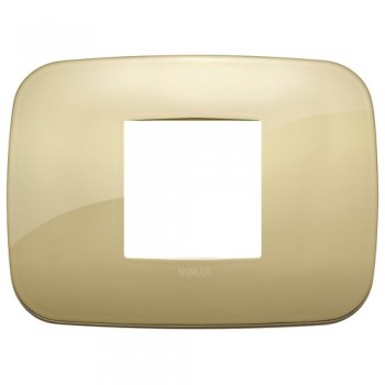 19682.27 Рамка Arke Round Золото 2 модуля Vimar фото