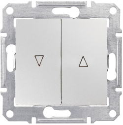 

SDN1300321 Выкл. д\жалюзи мех.блок, белый Schneider Electric, Sedna SDN1300321