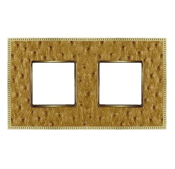 

FD01442GOB Рамка Belle Epoque Tapestry Alienagold / bright gold 2-постовая гор/верт. Fede, Belle Epoque Tapestry FD01442GOB