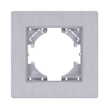 Рамка 1-кратная серый Kollinger Eleganz Plex EP1GY фото