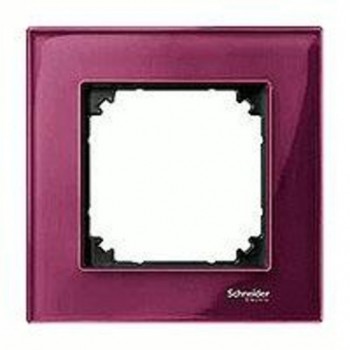 Рамка 1-постовая, рубин Merten M-Elegance MTN4010-3206 фото