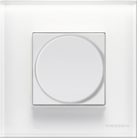 

N2260.2 BL Механизм электронного поворотного светорегулятора 60-400 Вт, 2-модульный, серия Zenit, цвет альпийский белый, ABB, Zenit N2260.2 BL