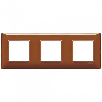 14644.49 Рамка Plana табак 6 модулей Vimar фото