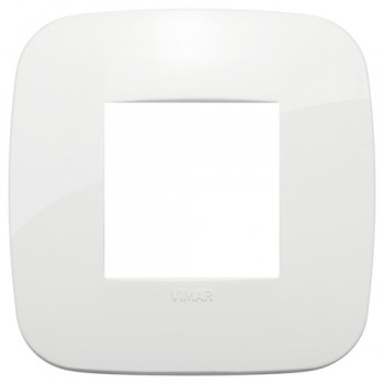 19672.84 Рамка Arke Round Белый 2 модуля Vimar фото