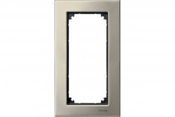 Рамка 2-постовая, титан Merten M-Elegance MTN403805 фото