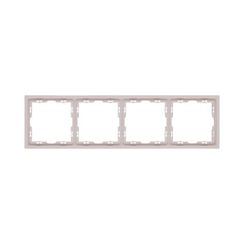 Рамка 4-кратная кашемир матовый Kollinger Eclipse EC4CM фото