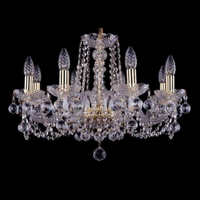 

Подвесная люстра Bohemia Ivele 1402/8/195/G/Balls, Золотой, 1402 Gold 1402/8/195/G/Balls